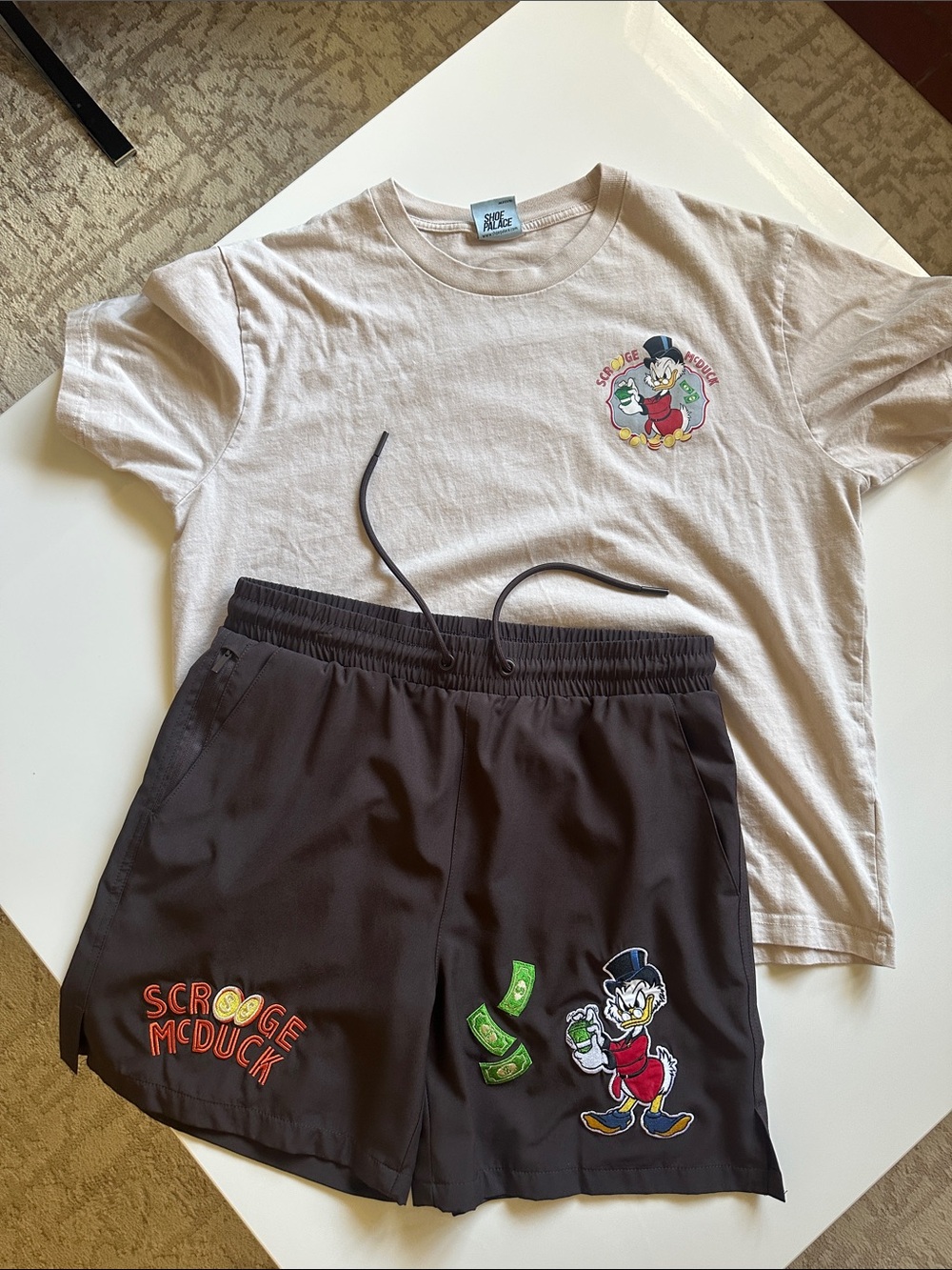 Disney Men’s Scrooge McDuck Shorts and Matching TShirt